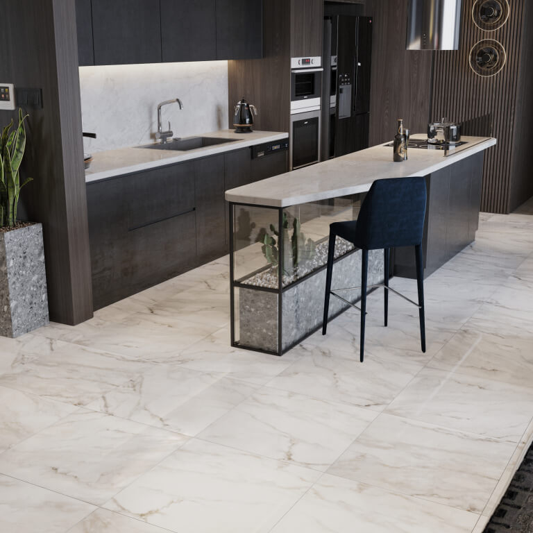 Marble Effect Porcelain Tiles