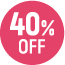 40% Off