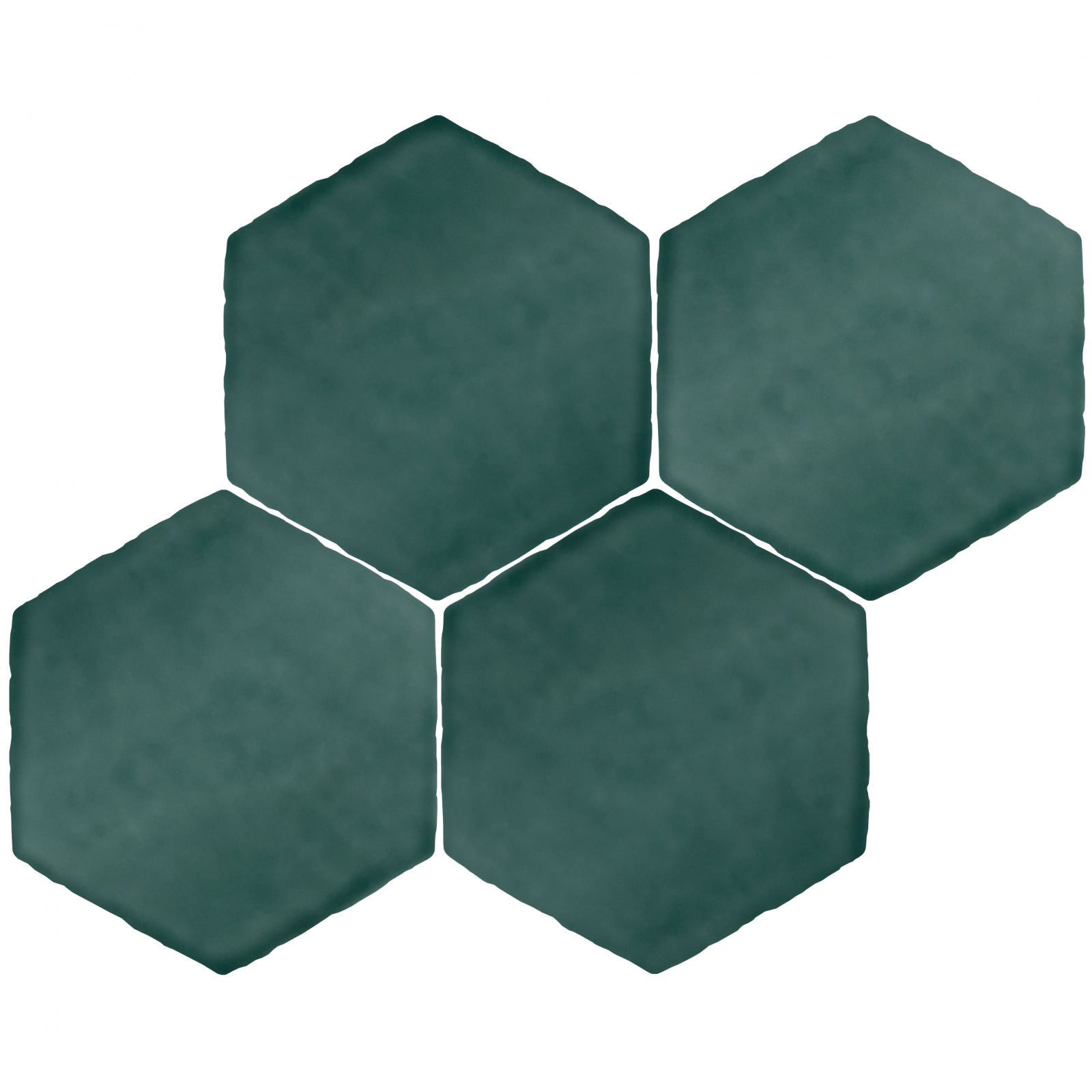 Amazon Green Hexagon Ceramic Wall Tile-Gloss Amazon Green Hexagon Ceramic Wall Tile-Gloss