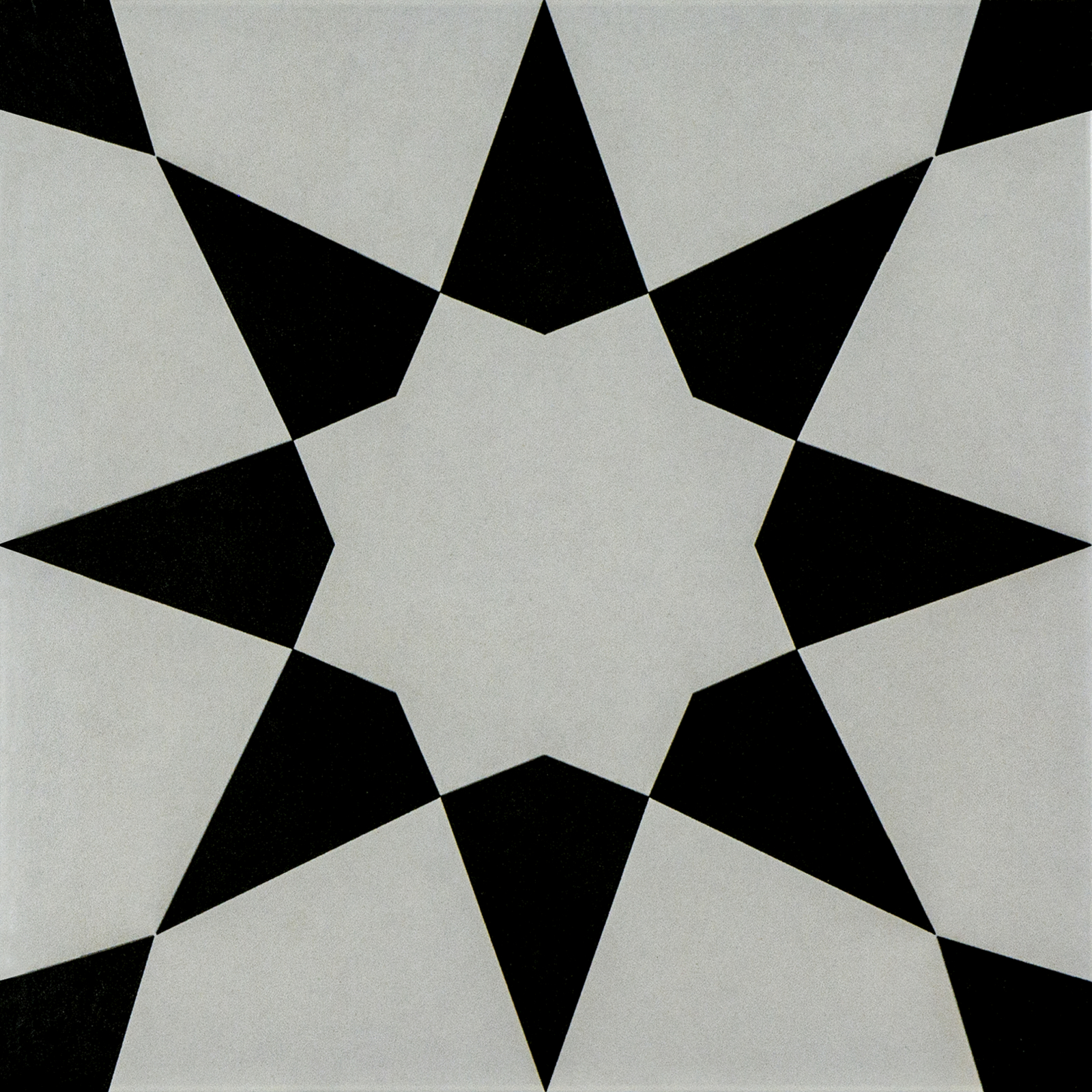 London Mono Star Porcelain Tile-Patterned London Mono Star Porcelain Tile-Patterned