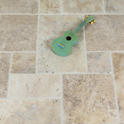Classic Travertine Tile - Unfilled & Brushed Chiselled Edge Classic Travertine Tile - Unfilled & Brushed Chiselled Edge