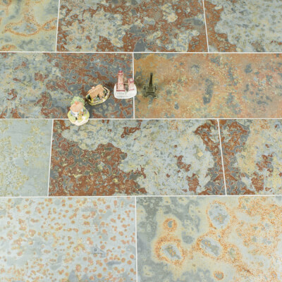 Brazilian Multicolour Slate Tile - Riven