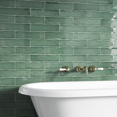 Amazon Green Ceramic Wall Tile-Gloss Amazon Green Ceramic Wall Tile-Gloss