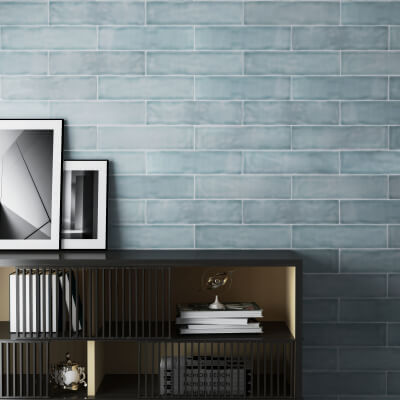 Amazon Light Blue Ceramic Wall Tile-Gloss Amazon Light Blue Ceramic Wall Tile-Gloss