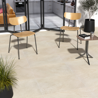 Berlin Beige R11 Matt Porcelain Paving Tile-Rectified Edge