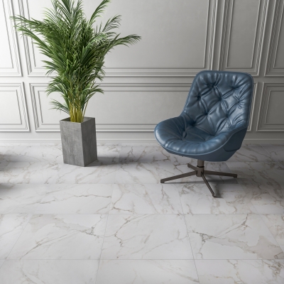 Calacatta Gold Matt Porcelain Tile - Rectified Edge Calacatta Gold Matt Porcelain Tile - Rectified Edge