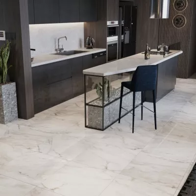 Calacatta Gold Polished Porcelain Tile - Rectified Edge Calacatta Gold Polished Porcelain Tile - Rectified Edge