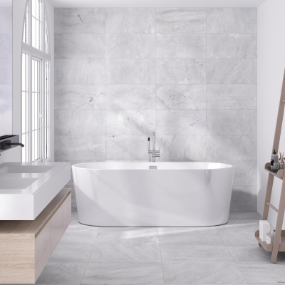 Carrara Grey Marble Tile-Honed Carrara Grey Marble Tile-Honed