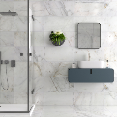 Carrara Royale Marble Tile-Polished Carrara Royale Marble Tile-Polished