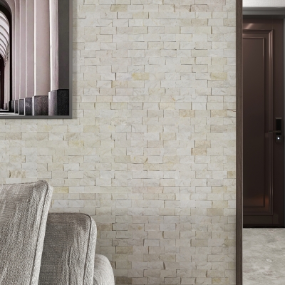 Crema Marfil Premium Marble Tile - Split Face Crema Marfil Premium Marble Tile - Split Face