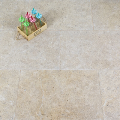 Dijon Grey Limestone Tile - Tumbled Dijon Grey Limestone Tile - Tumbled