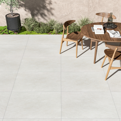 Moda White R11 Matt Porcelain Paving Tile-Rectified Edge