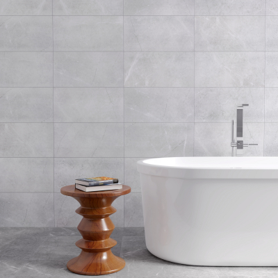 Oslo Grey Stone Effect Matt Porcelain Tile-Natural Edge Oslo Grey Stone Effect Matt Porcelain Tile-Natural Edge