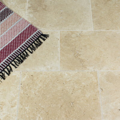 Premium Ivory Travertine Tile-Tumbled Premium Ivory Travertine Tile-Tumbled