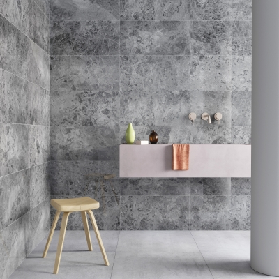 Silver Dark Grey Marble Tile - Polished Silver Dark Grey Marble Tile - Polished